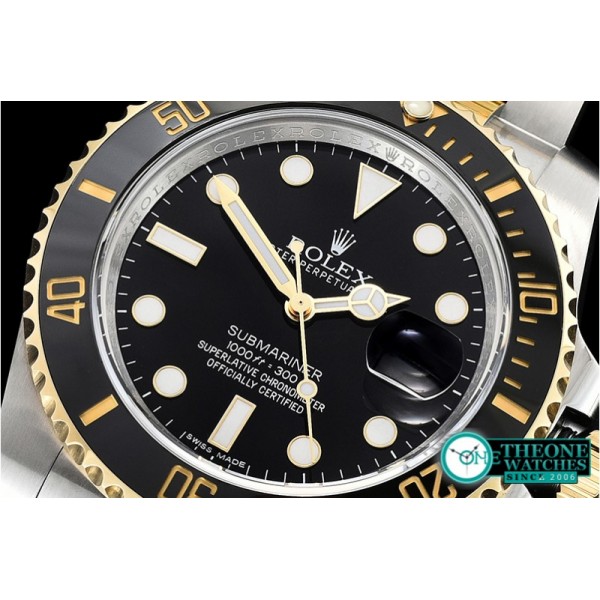 Rolex - Submariner 116613LN 904L YG/SS Black ARF V2 A2824