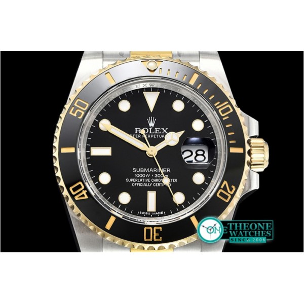 Rolex - Submariner 116613LN 904L YG/SS Black ARF V2 A2824