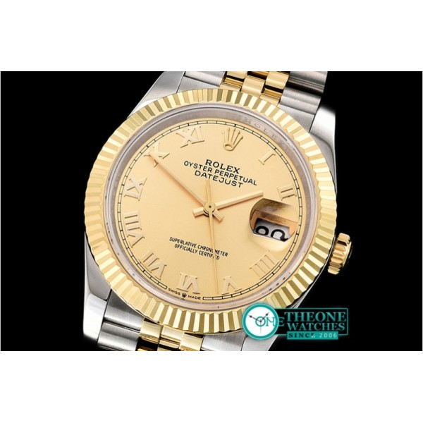 Rolex - DateJust 36mm Jub Flt YG/SS Gold/Rmn BP A2813