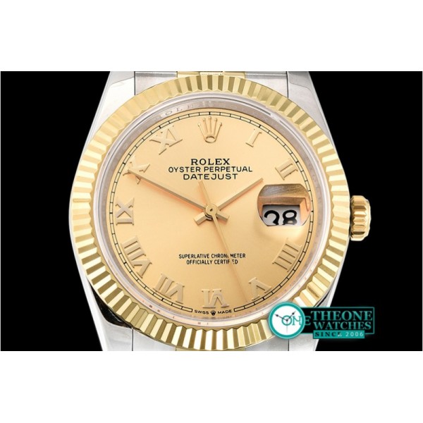 Rolex - DateJust 36mm Jub Flt YG/SS Gold/Rmn BP A2813