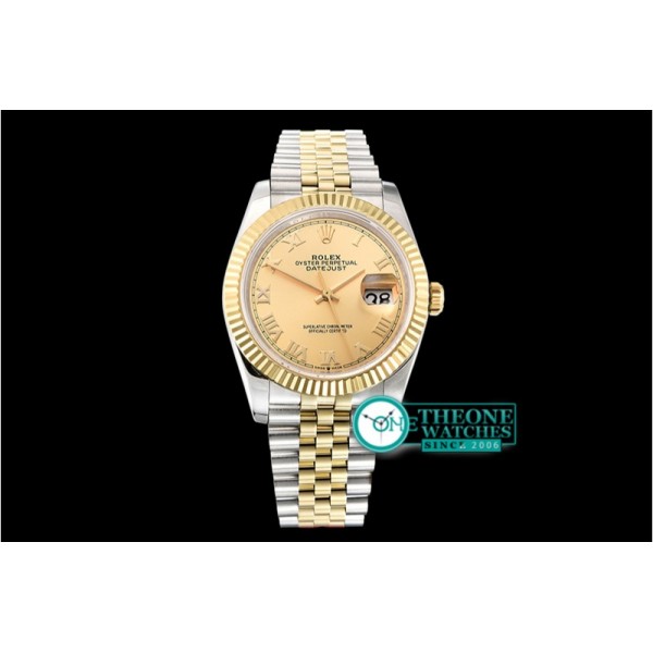 Rolex - DateJust 36mm Jub Flt YG/SS Gold/Rmn BP A2813