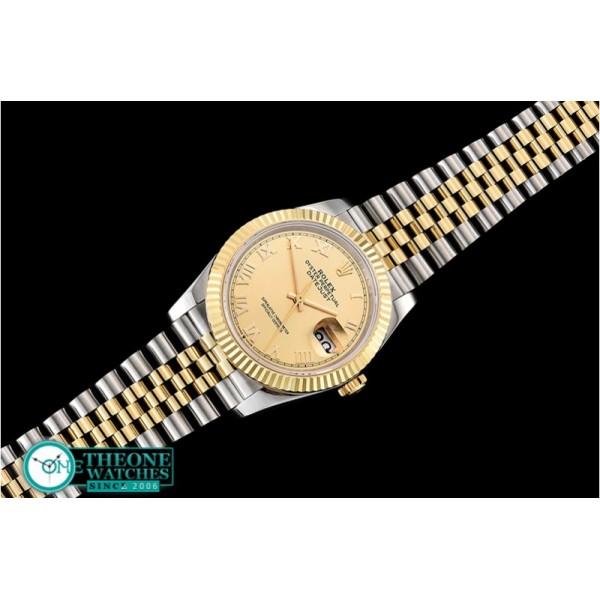 Rolex - DateJust 36mm Jub Flt YG/SS Gold/Rmn BP A2813