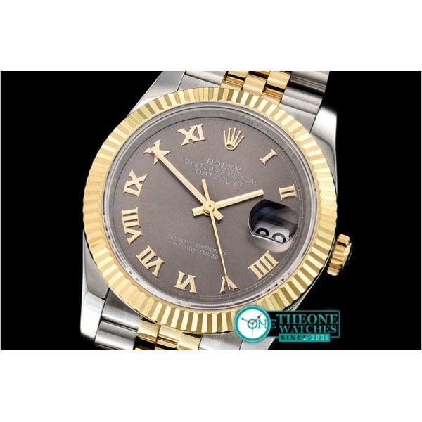 Rolex - DateJust 36mm Jub Flt YG/SS Grey/Rmn BP A2813