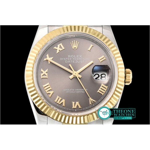 Rolex - DateJust 36mm Jub Flt YG/SS Grey/Rmn BP A2813