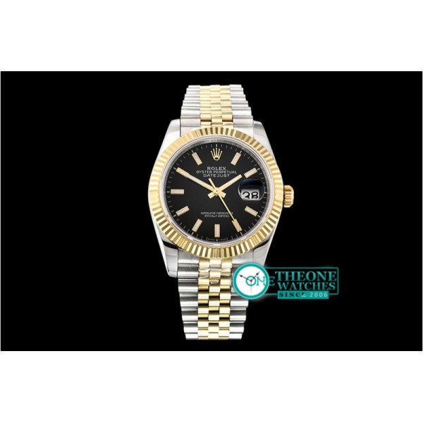 Rolex - DateJust 36mm Jub Flt YG/SS Black/Stick BP A2813