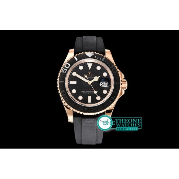 Rolex - YachtMaster 116655 40mm RG/RU Black ARF 1:1 Asia 2836