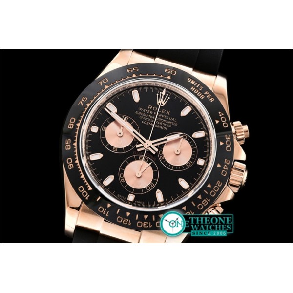 Rolex - Daytona 116515LN RG/RU Black/Rose ARF V2 A4130 Mod