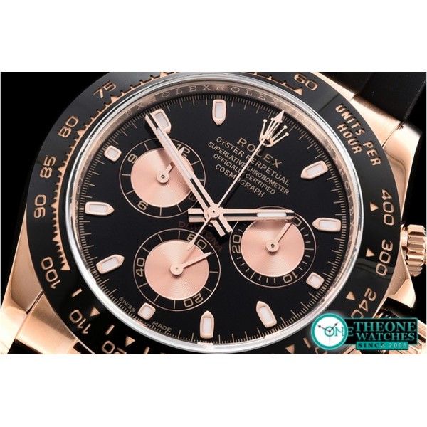 Rolex - Daytona 116515LN RG/RU Black/Rose ARF V2 A4130 Mod