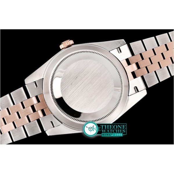 Rolex - DateJust 36mm Jub Diam RG/SS Rose/Rmn/Dm BP A2813