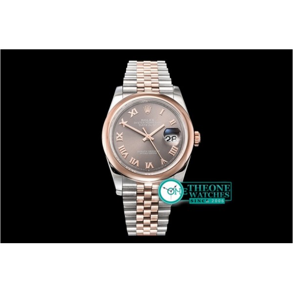 Rolex - DateJust 36mm Jub Dome RG/SS Grey/Rmn BP A2813