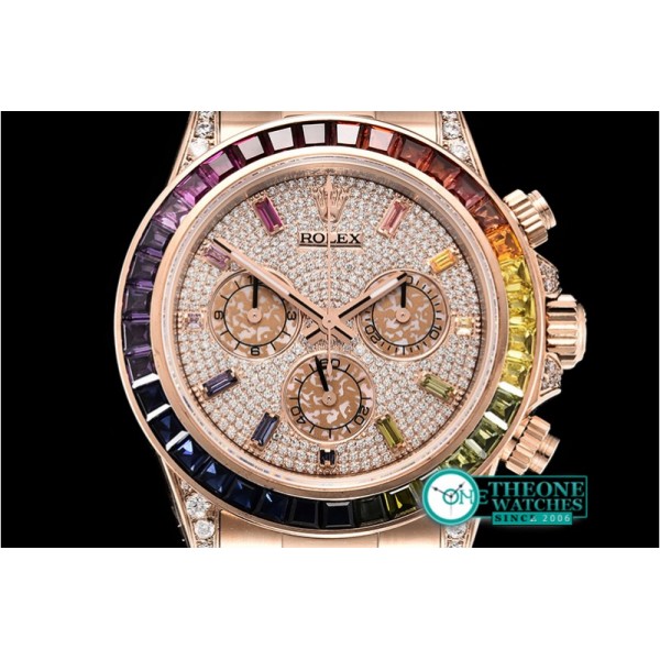 Rolex - Daytona 116595 RBOW RG/RG Diams PRF Asia 7750