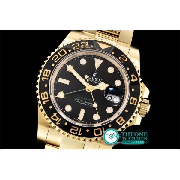 Rolex - GMT Master II 116718LN YG/YG Blk BP Asia 3186 CHS