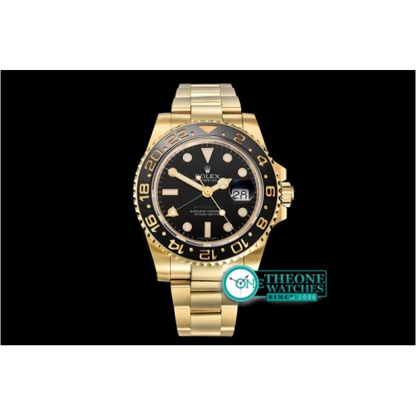 Rolex - GMT Master II 116718LN YG/YG Blk BP Asia 3186 CHS