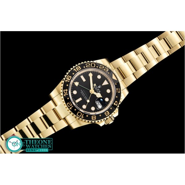 Rolex - GMT Master II 116718LN YG/YG Blk BP Asia 3186 CHS