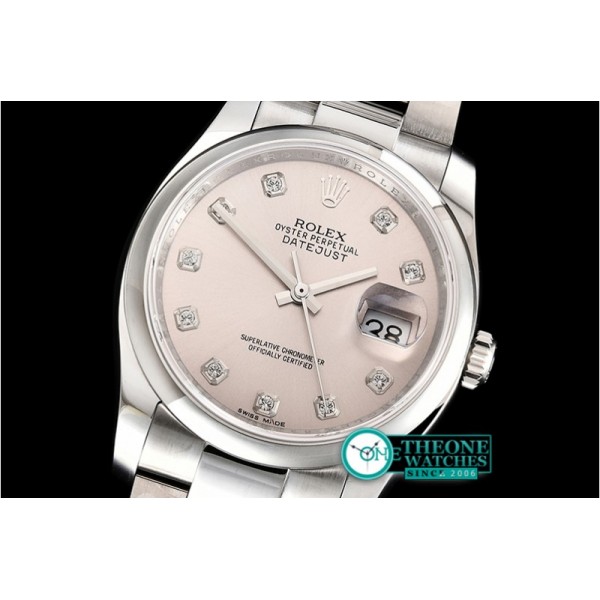 Rolex - DateJust 36mm Oyst Dm 904L SS/SS L.Gry/Diam GMF SA3135