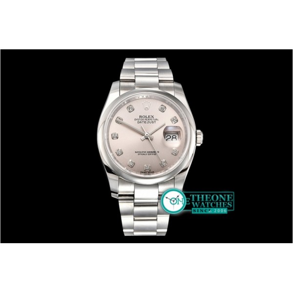 Rolex - DateJust 36mm Oyst Dm 904L SS/SS L.Gry/Diam GMF SA3135