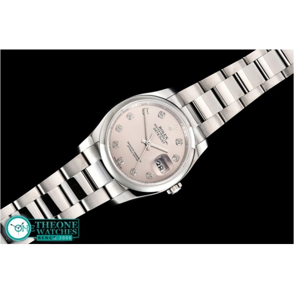 Rolex - DateJust 36mm Oyst Dm 904L SS/SS L.Gry/Diam GMF SA3135