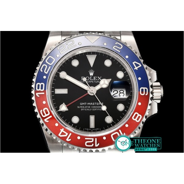 Rolex - GMT II 116719BLRO Pepsi SS/SS Blk BP Asia 3186 CHS