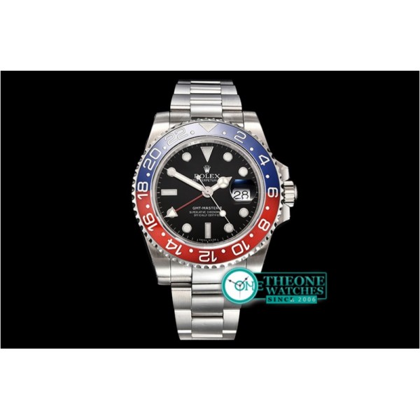 Rolex - GMT II 116719BLRO Pepsi SS/SS Blk BP Asia 3186 CHS