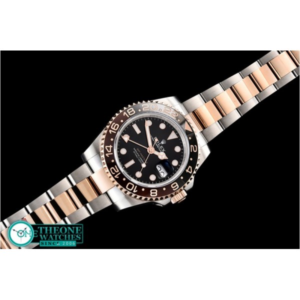 Rolex - GMT Master II 126711CHNR RG/SS Blk BP Asia 3186 CHS