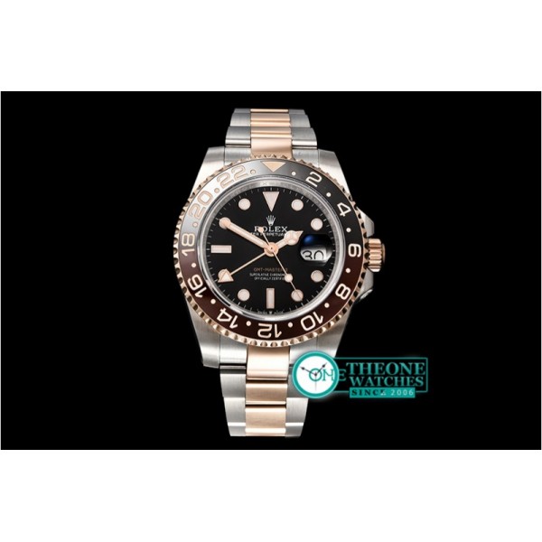 Rolex - GMT Master II 126711CHNR RG/SS Blk BP Asia 3186 CHS