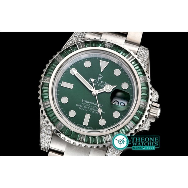 Rolex - Submariner 116610LV 904L SS/SS Diams V9 Noob SA3135