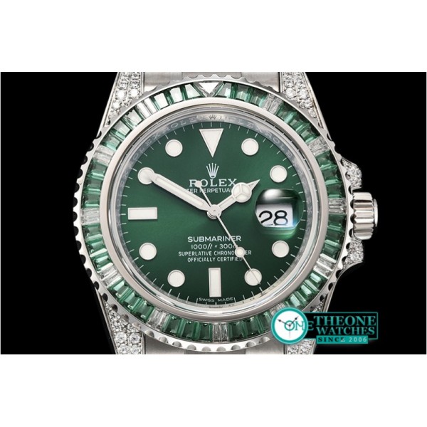 Rolex - Submariner 116610LV 904L SS/SS Diams V9 Noob SA3135