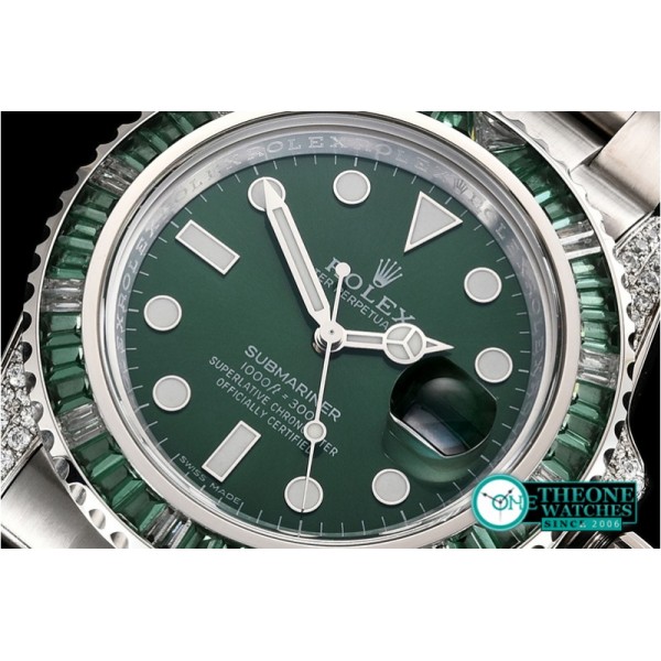 Rolex - Submariner 116610LV 904L SS/SS Diams V9 Noob SA3135