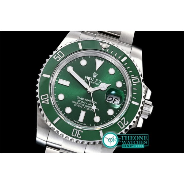 Rolex - Submariner 116610LV 904L SS/SS Green ARF V2 SH3135