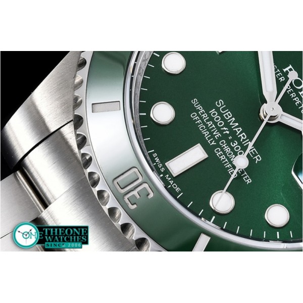 Rolex - Submariner 116610LV 904L SS/SS Green ARF V2 SH3135