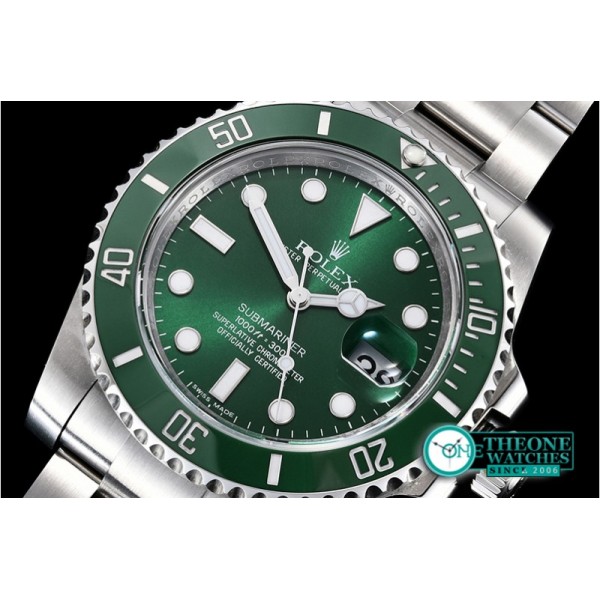 Rolex - Submariner 116610LV 904L SS/SS Green ARF V2 SH3135