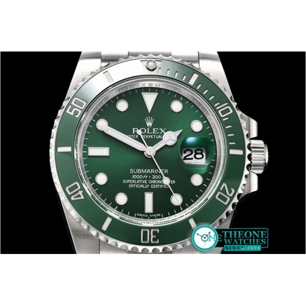 Rolex - Submariner 116610LV 904L SS/SS Green ARF V2 SH3135