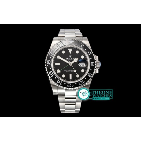 Rolex - GMT II 116710LN 904L SS/SS Blk GMF Asia 3186 CHS