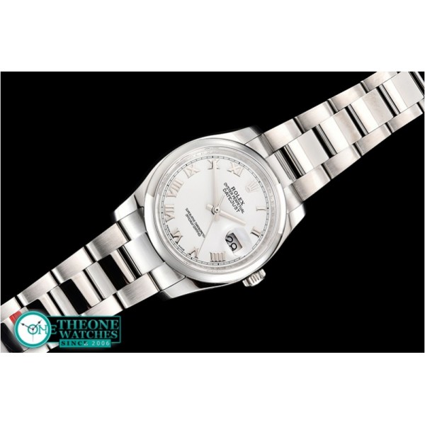 Rolex - DateJust 36mm Oyst Dm 904L SS/SS White/Rmn GMF SA3135