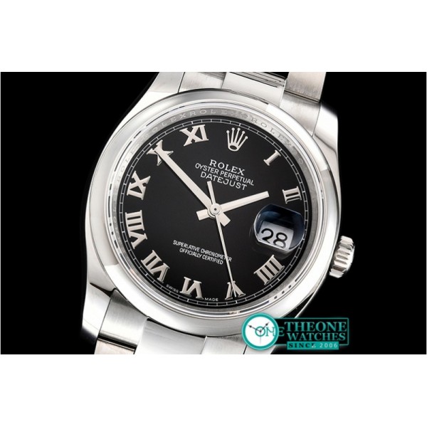 Rolex - DateJust 36mm Oyst Dm 904L SS/SS Black/Rmn GMF SA3135