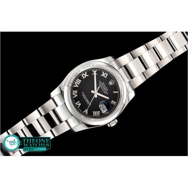 Rolex - DateJust 36mm Oyst Dm 904L SS/SS Black/Rmn GMF SA3135