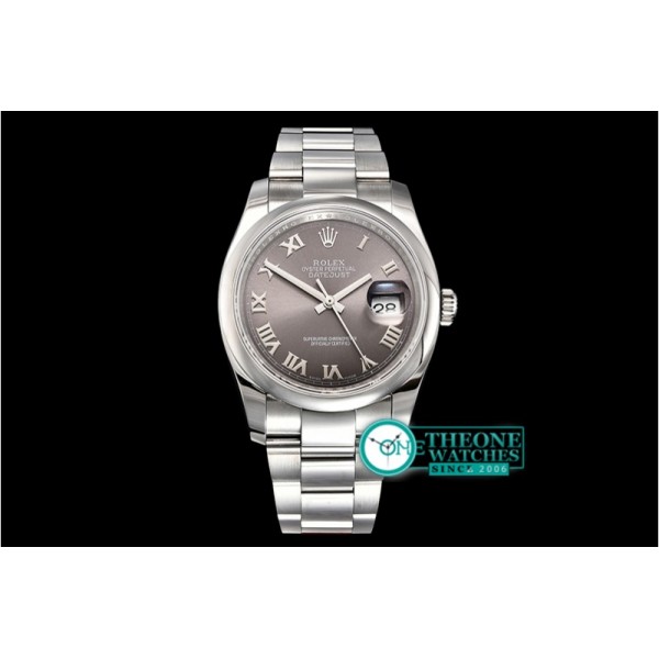 Rolex - DateJust 36mm Oyst Dm 904L SS/SS D.Grey/Rmn GMF SA3135