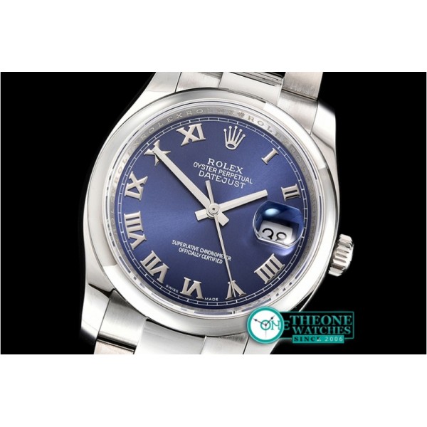 Rolex - DateJust 36mm Oyst Dm 904L SS/SS Blue/Rmn GMF SA3135