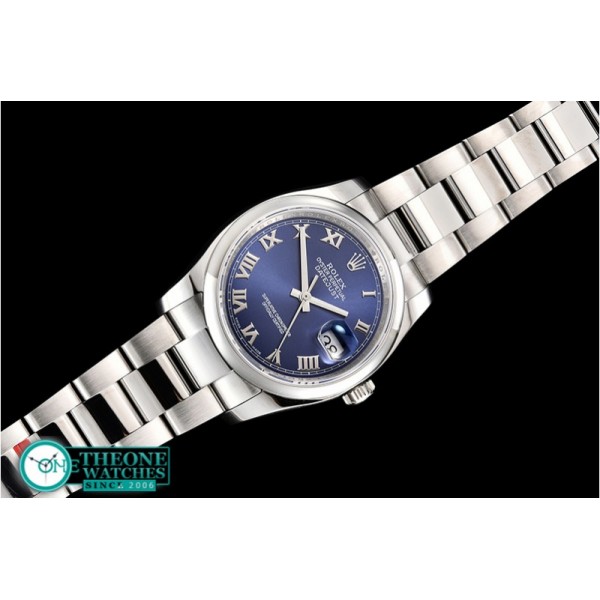 Rolex - DateJust 36mm Oyst Dm 904L SS/SS Blue/Rmn GMF SA3135