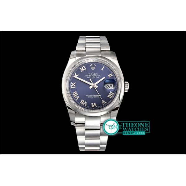 Rolex - DateJust 36mm Oyst Dm 904L SS/SS Blue/Rmn GMF SA3135