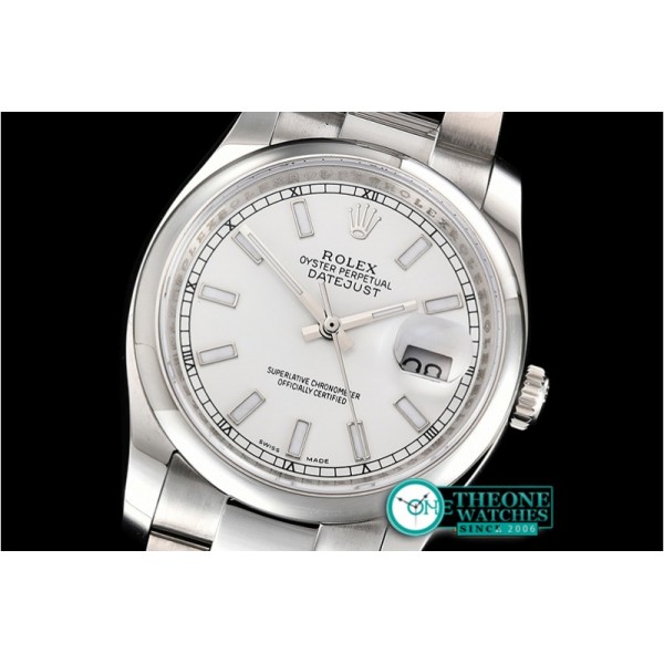 Rolex - DateJust 36mm Oyst Dm 904L SS/SS White/Stk GMF SA3135