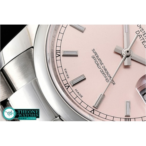 Rolex - DateJust 36mm Oyst Dm 904L SS/SS Pink/Stk GMF SA3135