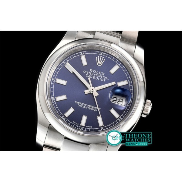 Rolex - DateJust 36mm Oyst Dm 904L SS/SS Blue/Stk GMF SA3135