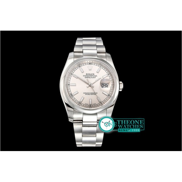 Rolex - DateJust 36mm Oyst Dm 904L SS/SS L.Grey/Stk GMF SA3135