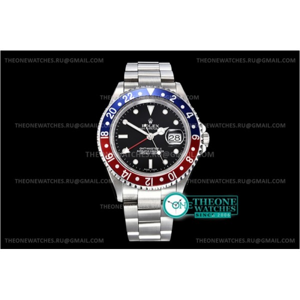 Rolex - GMT II 16710 Red/Blue SS/SS Blk BP Asia 2813 CHS