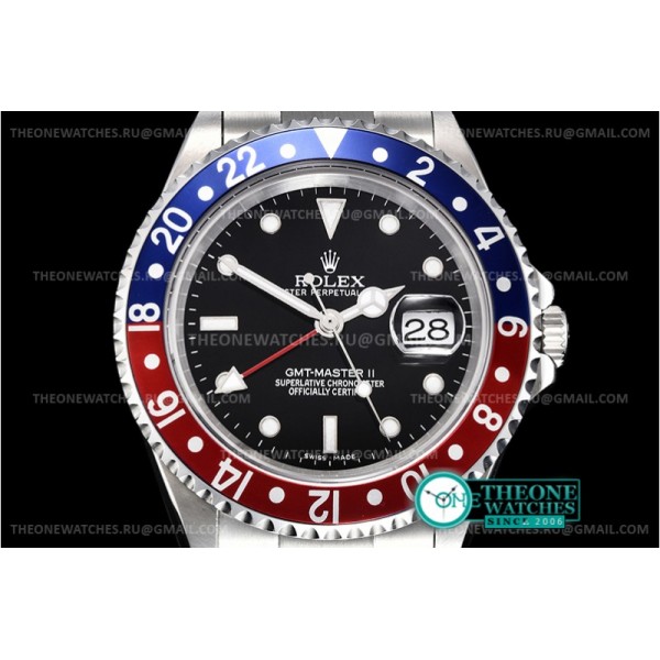 Rolex - GMT II 16710 Red/Blue SS/SS Blk BP Asia 2813 CHS