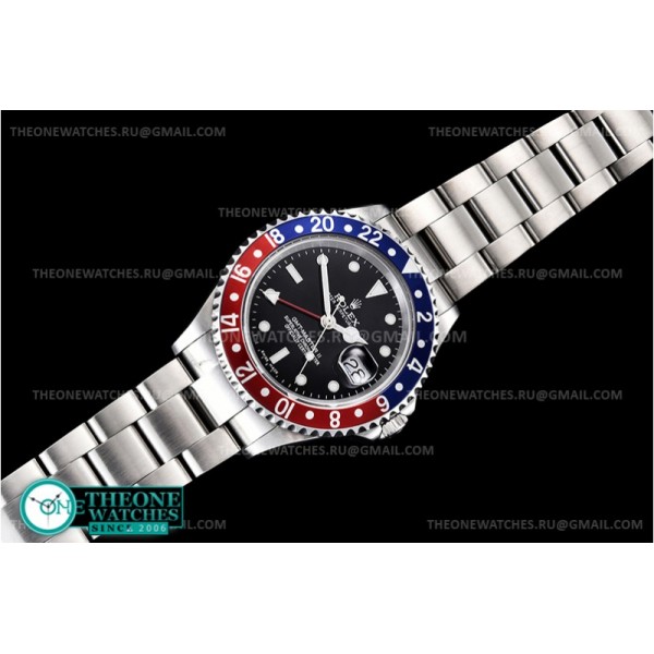 Rolex - GMT II 16710 Red/Blue SS/SS Blk BP Asia 2813 CHS