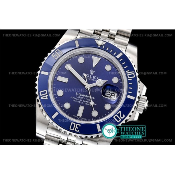 Rolex - Submariner 116619LN Jub SS/SS Blue EWF Asia 3135