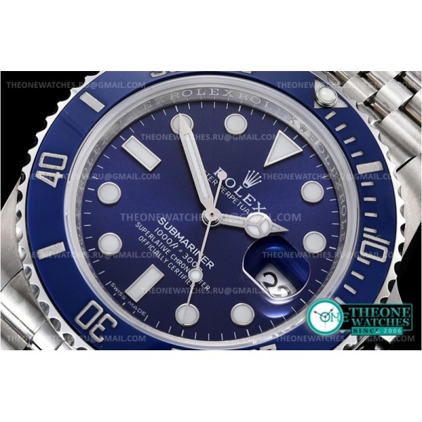 Rolex - Submariner 116619LN Jub SS/SS Blue EWF Asia 3135