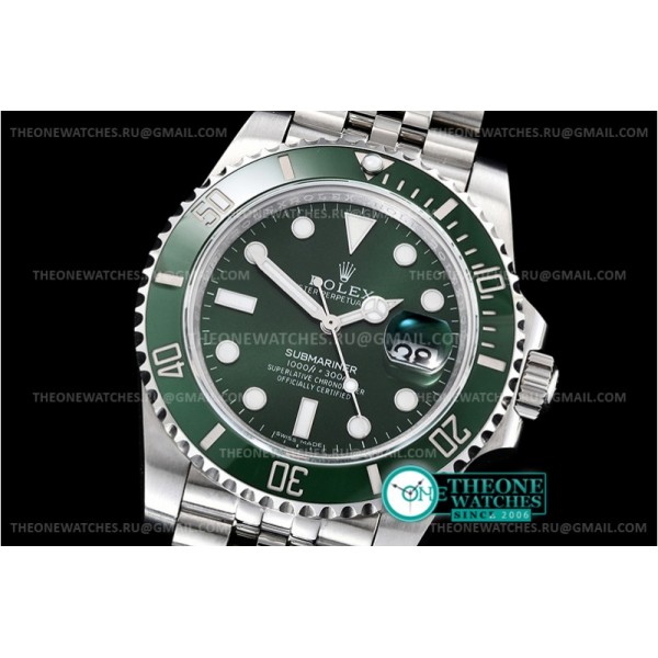 Rolex - Submariner 116610LV Jub SS/SS Green EWF Asia 3135